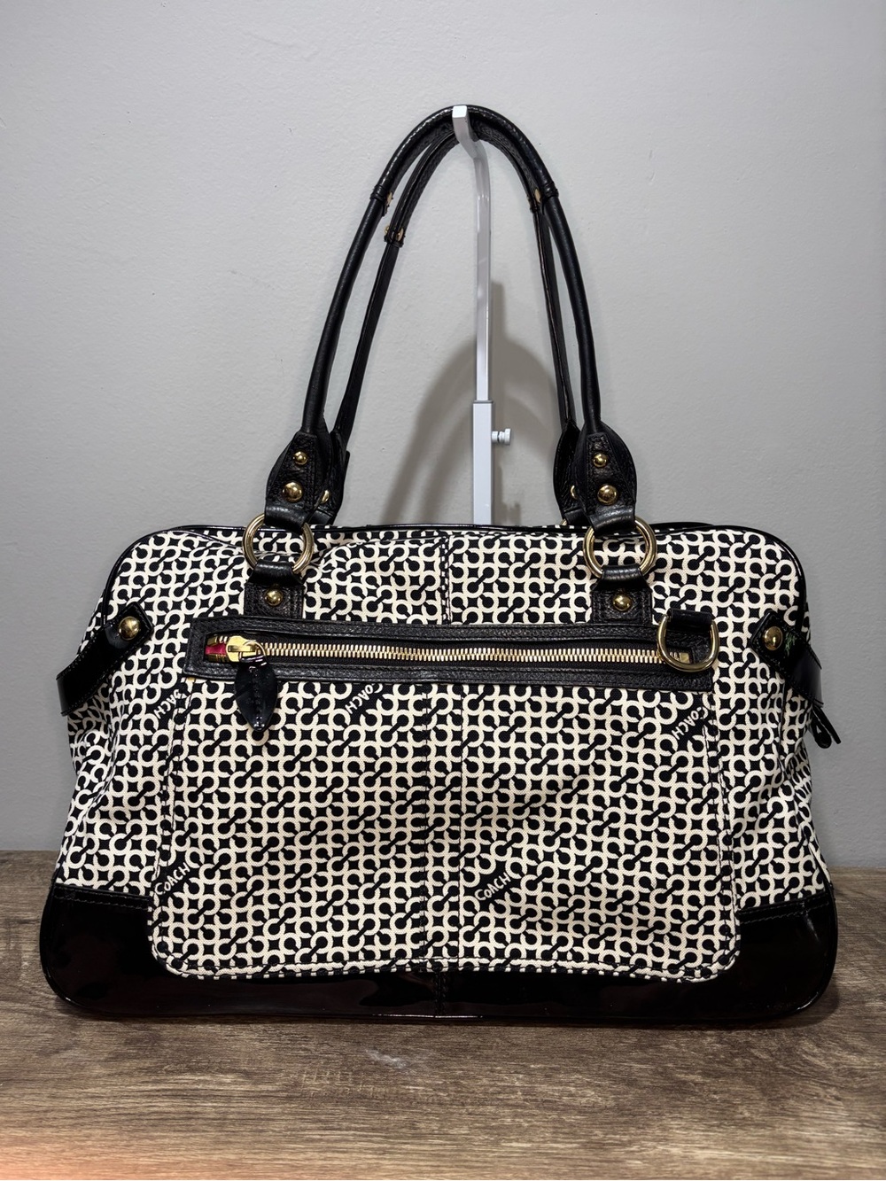 Coach Penelope Op Art Travel Tote - Picture 5 of 12